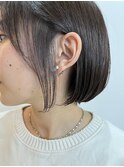 ショートボブ切りっぱなしボブ似合わせカット 表参道
