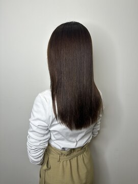 ゼンドットカラスマ(Zen.karasuma) チョコベージュ×地毛風ストレート