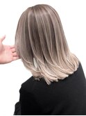 ハイライトバレイヤージュダブルカラーケアブリーチ30代40代