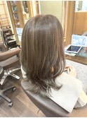 大人上品な外はねセミディ