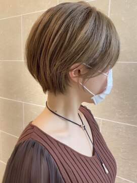 サンドシーン(sand scene) ＠thisiskaito表参道原宿/ショートヘア/ショートボブ/グレージュ