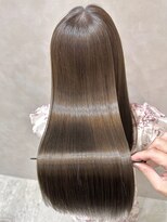 ジーナ 船橋(Zina)&nbsp;髪質改善＊ロングレイヤーグレーベージュ＊美髪【Zina石井】