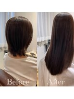 アンス 大阪梅田(ANs.)&nbsp;20代 30代 40代エクステロングミルクティベージュインナーカラー