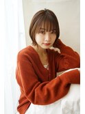20代30代40代ナチュラルボブシースルーバング似合わせ