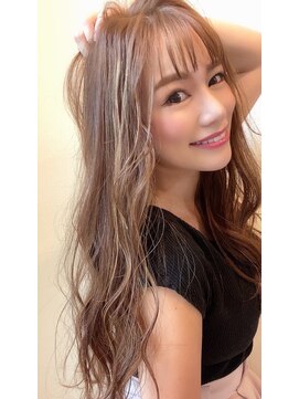 リゲル(rigel) ハイライト×波巻き×シナモンベージュ