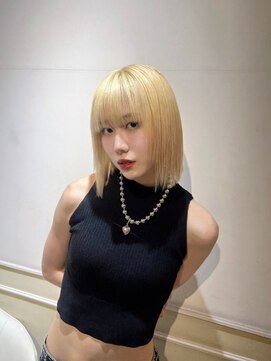 アルーシェ 新宿店(Alushe) ブロンド×ボブ