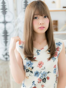 モッズヘア 越谷(mod's hair) カーキグレージュ艶カラー外国人風小顔ロングc5越谷20代30代40代