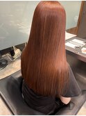 ピンクベージュ×髪質改善トリートメント