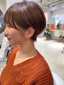 バサ 花小金井店(BASSA) ショートカット×ひし形ショートボブ×前髪あり20代30代40代　a