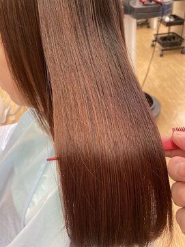 クララ 札幌琴似店(CLALA S.Kotoni) ロングスタイルピンク系カラー