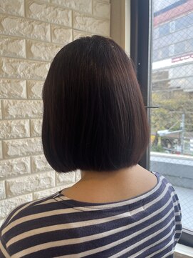 松本平太郎美容室 国立店 国立*つや髪ブラウン×40代