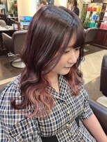 キャラ 池袋本店(CHARA)&nbsp;インナーカラーと言えばピンク！【インナーカラー/池袋美容室】