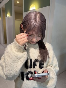 ムーム(Momb) 色落ちまでかわいいラベンダーグレージュ