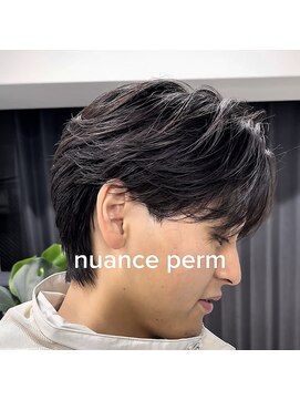 クレットメン 名古屋(CLETO men) ニュアンスパーマセンターパート