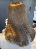 髪質改善/縮毛矯正/ストレート/トリートメント/くすみベージュ
