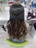 ヘアセット　パールヘアアクセサリー/可愛いリボン付き♪　￥3500