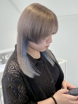 ラック 表参道(LUCK) シルバー/ブルー/ケアブリーチ/ブリーチ/表参道/原宿