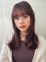 トリコ トウキョウ アヴェダ 表参道店(tricot TOKYO AVEDA)&nbsp;ロングレイヤー/顔まわりレイヤー/レイヤーカット/ウェーブヘア