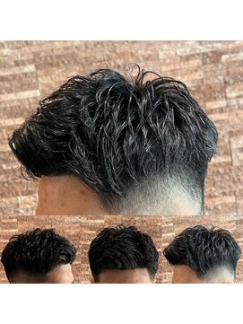 アールドボーテ 理容室(R de Beaute) 銀座 アップバング スキンフェード