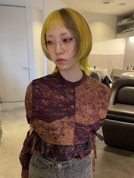 ニコフクオカヘアーメイク(NIKO Fukuoka Hair Make) 《NIKO》周りと差をつけるハイトーンデザインカラー福岡天神
