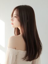 ハナレ(hanare)&nbsp;ナチュラルストレート/ココアブラウン/艶髪ロング/清須