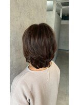 ポリマン 西新井(poliment) 大人女性の自然になじむ白髪ぼかしカラー/ショート