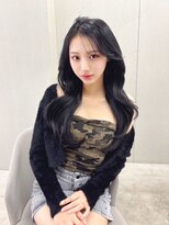 ジーナ 名駅(XENA.)&nbsp;《haru》ブルーブラック/2wayバング/ロングレイヤー/