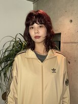 ニーム 栄(nimes)&nbsp;ボルドー×レイヤーパーマ「栄・矢場町・パーマ」