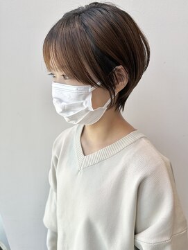 stair : case ginza7【ステアケース】 ナチュラル人気小顔ショートボブ耳かけ