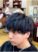 MEN’S/リバースセンターパート/ニュアンスパーマ/柏駅