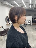 丸みショート/ショートボブ/マッシュショート
