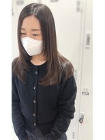 アッシュ 二俣川南口店(Ash) 顔まわりレイヤーカット/レイヤーカット/縮毛矯正