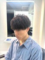 オン(on.)&nbsp;シルエット綺麗なメンズパーマ
