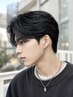 【学割U24】カット＋部分ストレート(ダウンパーマなど) ￥9900[メンズカット]