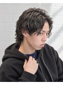 ウルフツイストスパイラルパーマツイスパ縦落ち無造作束感