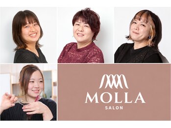 モーラ 浅香山店(MOLLA)の写真/【ご新規様の指名予約大歓迎】髪の悩みを隠すのではなく"自信"が持てるスタイル・髪色・艶髪を実現させます