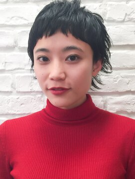 ダブ アオヤマ(DaB AOYAMA) 【DaB】ショートバングがポイント☆ショートウルフスタイル☆