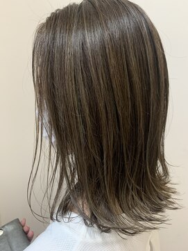 リアン(Lien) Lien☆フォギーグレージュ×ハイライトカラー×オリーブカラー