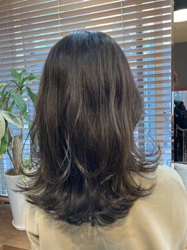 パリオ バイ コレット(Palio by collet) ブリーチなしカラー×グレージュミディアム　【舟林　達也 】