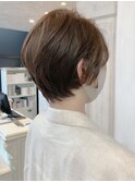 福山市美容室Caary人気 タイトにすっきりハンサムショート