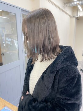 ヴェルダ 池袋店(verda) 【verda】ブリーチなしダブルカラーラテグレージュ/池袋駅