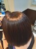カット＋部分前髪縮毛矯正　￥7700→￥6800