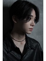 シン(syn) センターパート ニュアンスパーマ