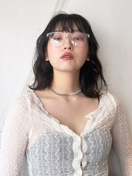 アイティー バイ アルバム 浦和店(IT by ALBUM) 韓国ストリートミディアム_外ハネボブセクションカラー_39204