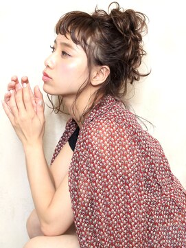 クシュ 所沢西口プロぺ通り(kusyu... ) ペールベージュセクションカラーグラデーションカラー外ハネボブ