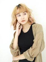 スリール バイ ミリー 江坂(Sourire by milly)&nbsp;【Sourire江坂】ミストバングハイトーンセッションカラーミディ