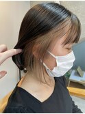 ダブルカラーミルクティーベージュカラーケアブリーチハイトーン