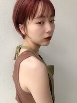 ラヴィズム 長岡店(LUVISM)&nbsp;ショートカット丸みショート耳掛けひし形小顔 10代20代30代