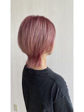 ナンバー(number+) 透明感抜群♪ダブルカラーブリーチハイトーンピンクブ