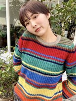 モク 大阪梅田店(MOK)&nbsp;【丸みボブ】小顔に見えるショートカット